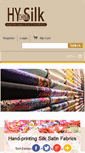 Mobile Screenshot of hychinasilk.com